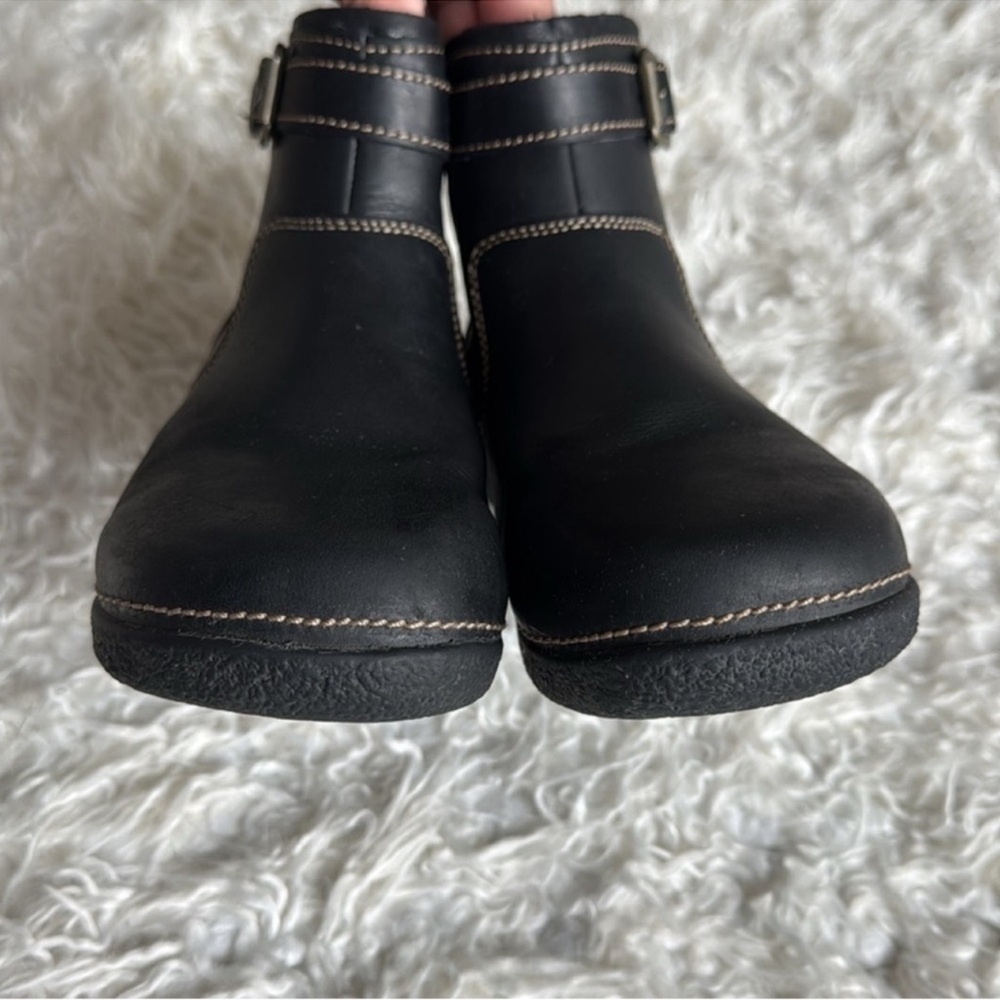 Duluth Trading Co Andina Leather Short Boots/Boots Sz 9 Black - Picture 5 of 12